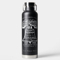 176 Black Metal Water Flasche