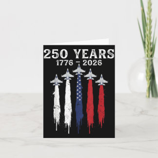 1776-2026 250. Geburtstag USA 250 Jahre Jubiläum Karte