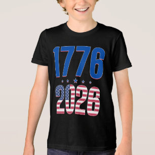 1776 2026 250 Jahre Freiheit Tri-Blend Shirt