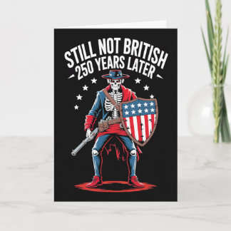 1776 2026 250 Jahre immer noch nicht britisch 250  Karte