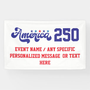 1776-2026 America 250-Jahr-Jubiläum Banner