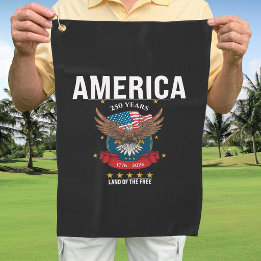 1776 2026 | Amerika 250 Jahre Adler Patriotisch Golfhandtuch
