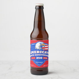1776–2026 Eagle Shield • Custom Homebrew Label USA Bierflaschenetikett