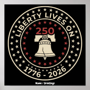 1776-2026 Gedenk-250. Semiquincentennial Poster