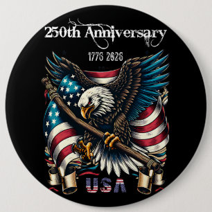 1776 2026 Herzlichen Glückwunsch zum Jubiläum Amer Button