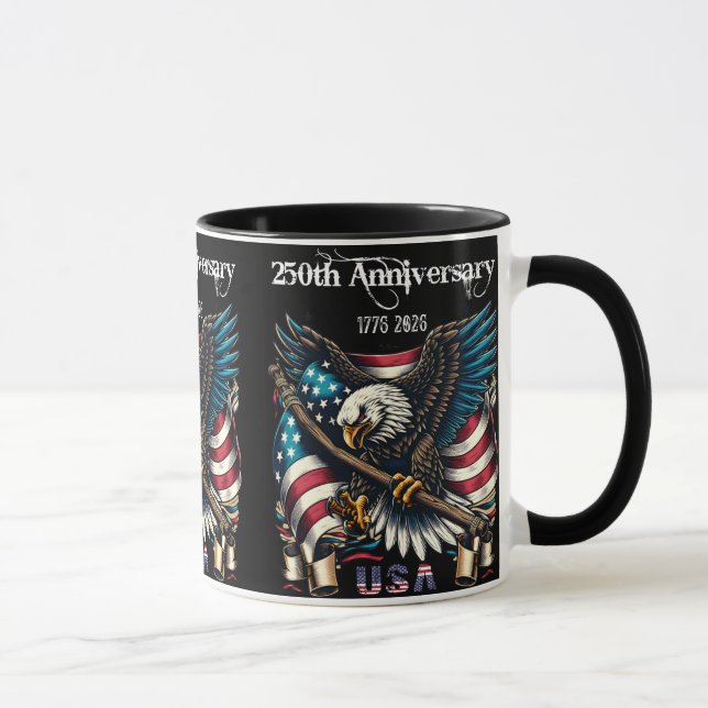 1776 2026 Jubiläum Amerika Tasse (Rechts)