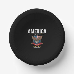 1776 2026 Patriotischer Adler 250. Jubiläum Pappteller