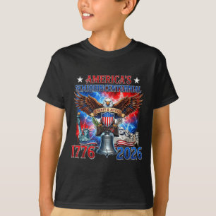 1776-2026 USA 250. Jahrestag 4. Juli T-Shirt