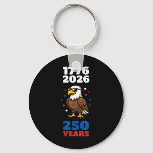 1776 2026 Usa Adler 250. Jubiläum 4. Juli  Schlüsselanhänger