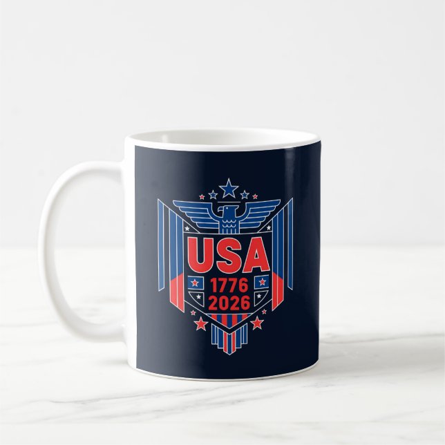 1776-2026 USA KAFFEETASSE (Links)