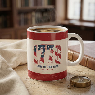 1776 4. Juli Unabhängigkeitstag Kaffeetasse
