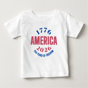 1776 AMERIKA 2026 250 Jahre Freiheit Baby T-shirt