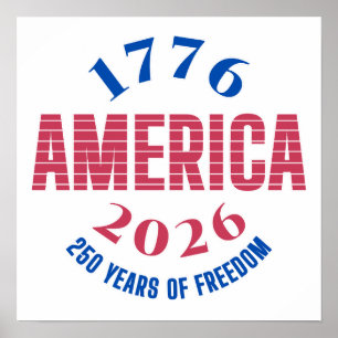 1776 AMERIKA 2026 250 Jahre Freiheit  Poster