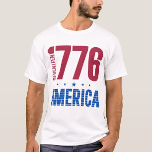 1776 Amerika 250 Jahre historische Freiheit T-Shirt