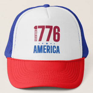 1776 Amerika 250 Jahre historische Freiheit Truckerkappe