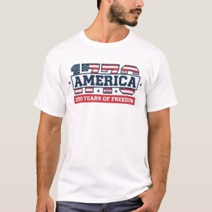 1776 Amerika 250 Jahre Patriotisches USA-Jubiläu T-Shirt