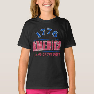 1776 AMERIKA LAND DER FREIEN T-Shirt