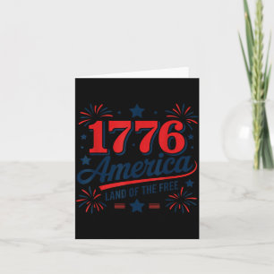 1776 Amerika Land Patriotisches Unabhängigkeitsdes Karte