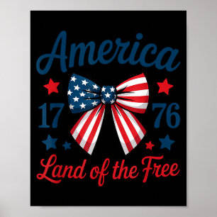 1776 Amerika patriotischer Bogen Poster