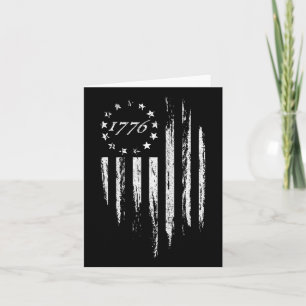 1776 Amerikanische Flagge Betsy Ross 13 Sterne USA Karte