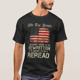 1776 Fahne, wir, die Menschen, die es nicht sein m T-Shirt