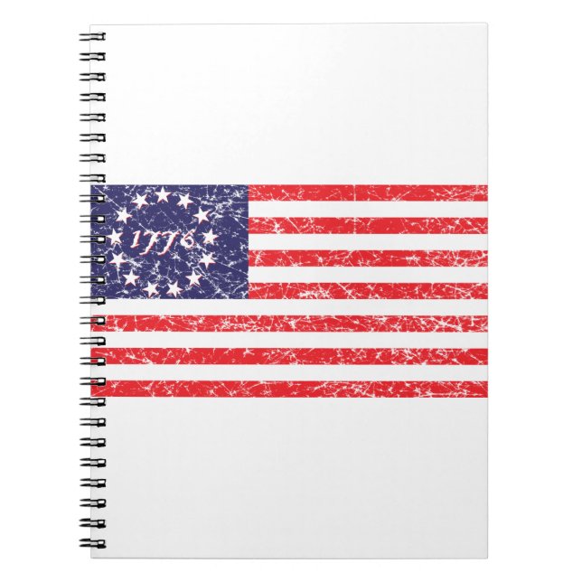 1776-Flagge Notizblock (Vorderseite)