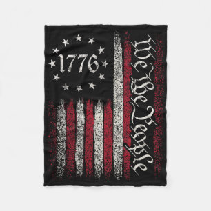 1776 Flagge Verfassung Unabhängigkeitstag Amerikan Fleecedecke