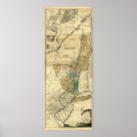 1776 Karte von New York, New Jersey und Quebec