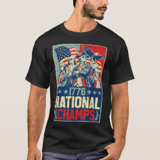 1776 National Champs 250 Amerika Jahre USA 250. T-Shirt