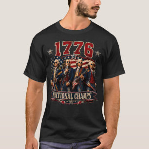 1776 National Champs Amerika Gründerväter T-Shirt