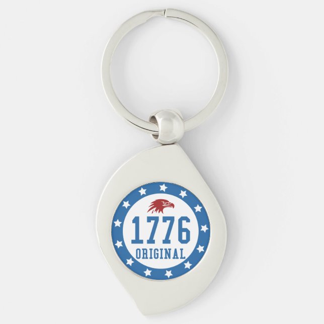 1776 Original 4. Juli-Abzeichen Schlüsselanhänger (Vorderseite)
