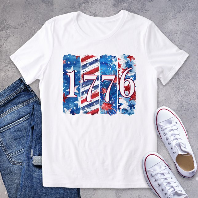 1776 Paint Swipe Shirt (Von Creator hochgeladen)