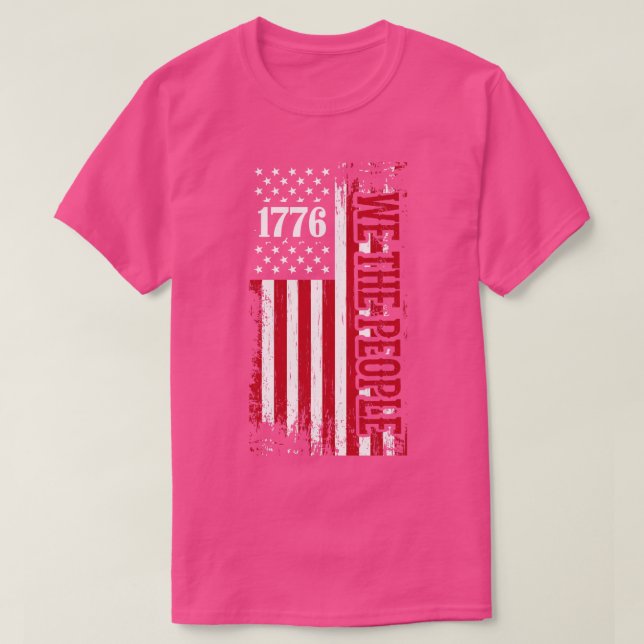 1776 Patriot Day We the People T-Shirt (Design vorne)