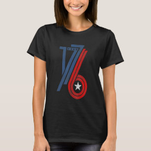1776 Patriotische Vintage USA Amerika 4. Juli Ind. T-Shirt