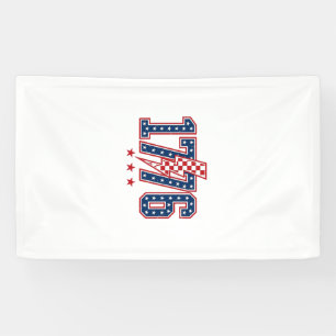 1776 Patriotischer Blitzbolzen Vintage Grafik T-Sh Banner