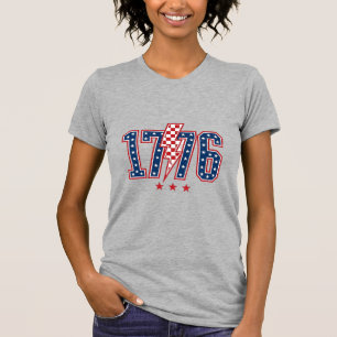 1776 Patriotischer Blitzbolzen Vintage Grafik T-Sh T-Shirt