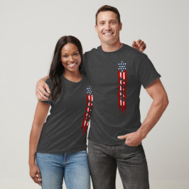 1776 Patriotischer Cutout T-Shirt
