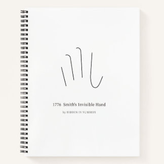 1776 Smiths Unsichtbare Hand Minimalistisch Notizbuch