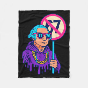 1776 Über 67 Lustige Meme George Washington Drip  Fleecedecke