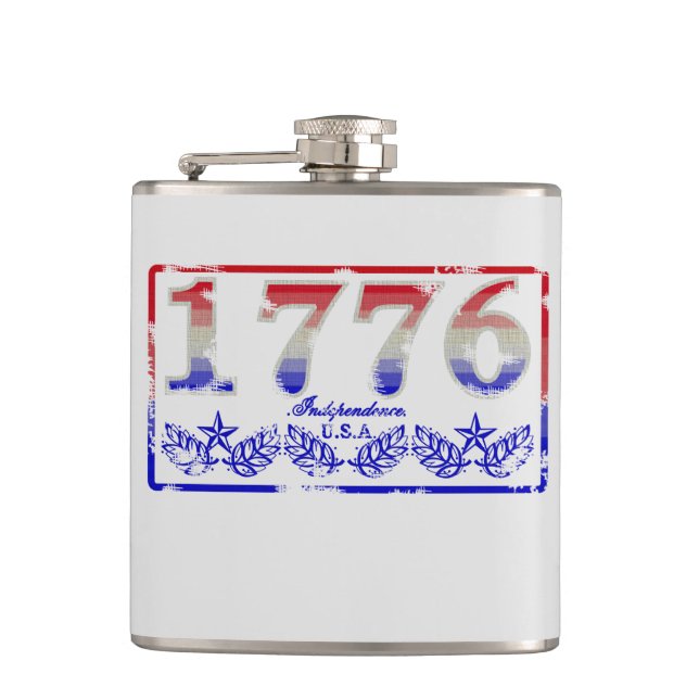 1776 Unabhängigkeit Flachmann (Vorderseite)