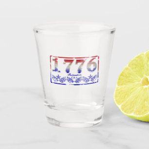 1776 Unabhängigkeit Schnapsglas