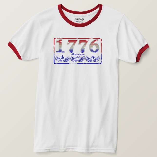 1776 Unabhängigkeit T-Shirt (Design vorne)