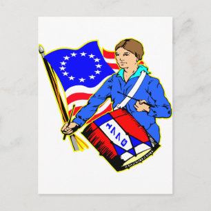 1776 Unabhängigkeitskrieg Postkarte