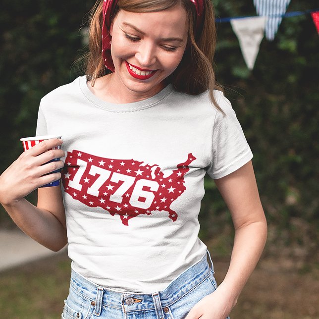 1776 United Staaten 4. Juli Unisex T-Shirt (Von Creator hochgeladen)