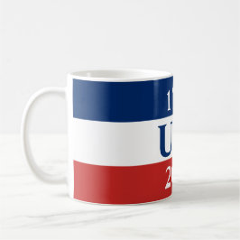 1776 USA 2026 Red White and Blue Patriotic Kaffeetasse