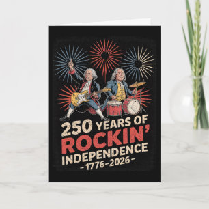 1776 USA 250 Jahre Gründerväter 4. Juli Ret Karte