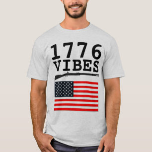 1776 VIBES PATRIOTISCHE Musketen-Gewehr T-Shirts