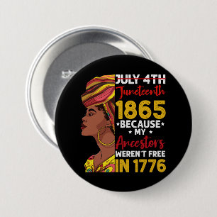 1776 war mein Vorfahren nicht frei Button