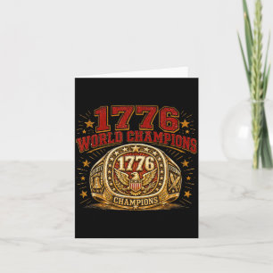 1776 Welt Sportstile Sport Styleship-Ring Karte