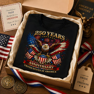 1776 Wir, das Volk Amerikanische Flagge 250-Jahr-J T-Shirt